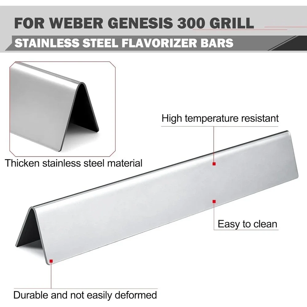 Weber Genesis 300 Series Grill Parts Kit Burners Heat Plates Flavorizer Bars